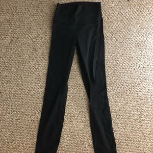 Black high waisted lululemon leggings